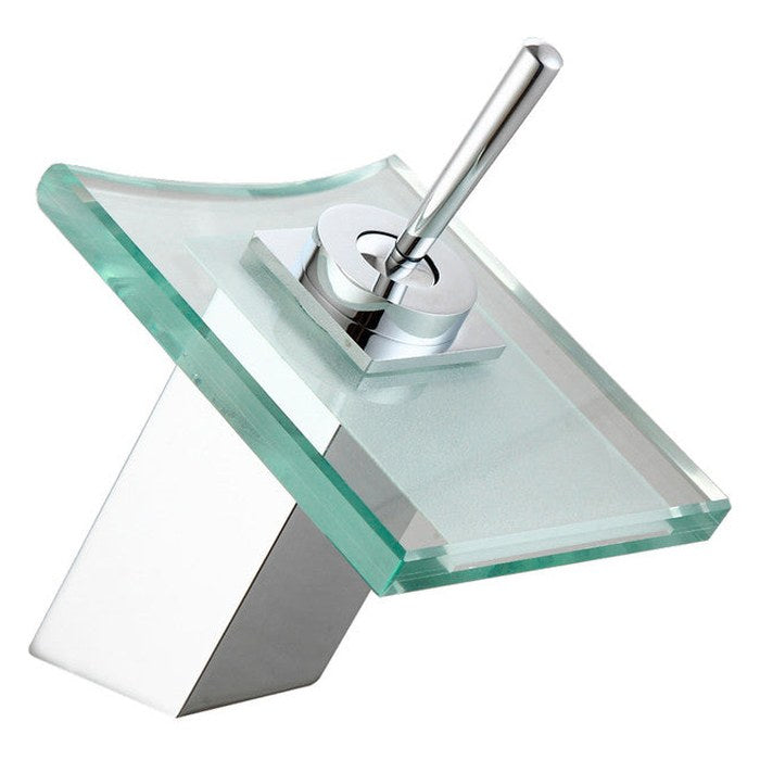 Grifo de lavabo con caño cascada