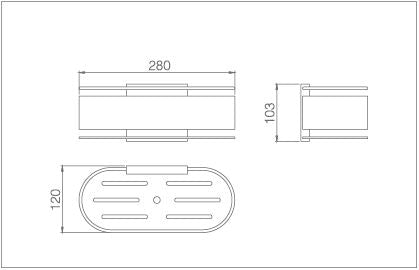 Jabonera frontal Anga Imex – imagen 2 de 7