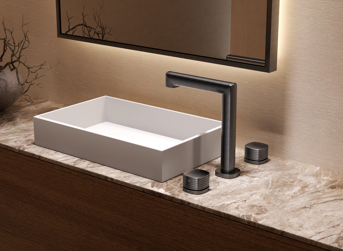 Grifo bimando de lavabo sobre encimera caño bajo Firenze Imex – imagen 11 de 18