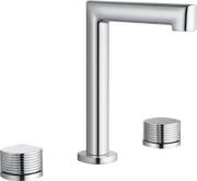 Grifo bimando de lavabo sobre encimera caño bajo Firenze Imex – Cromo