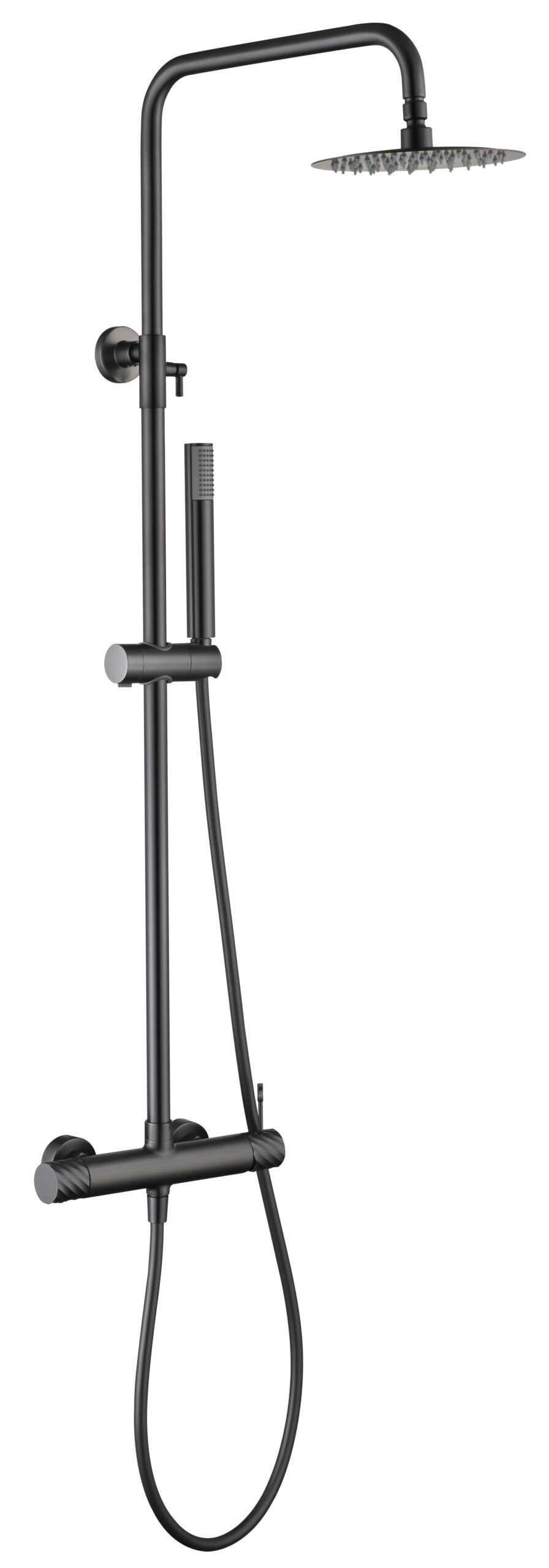 Columna de ducha monomando Bless Imex – Black gun metal