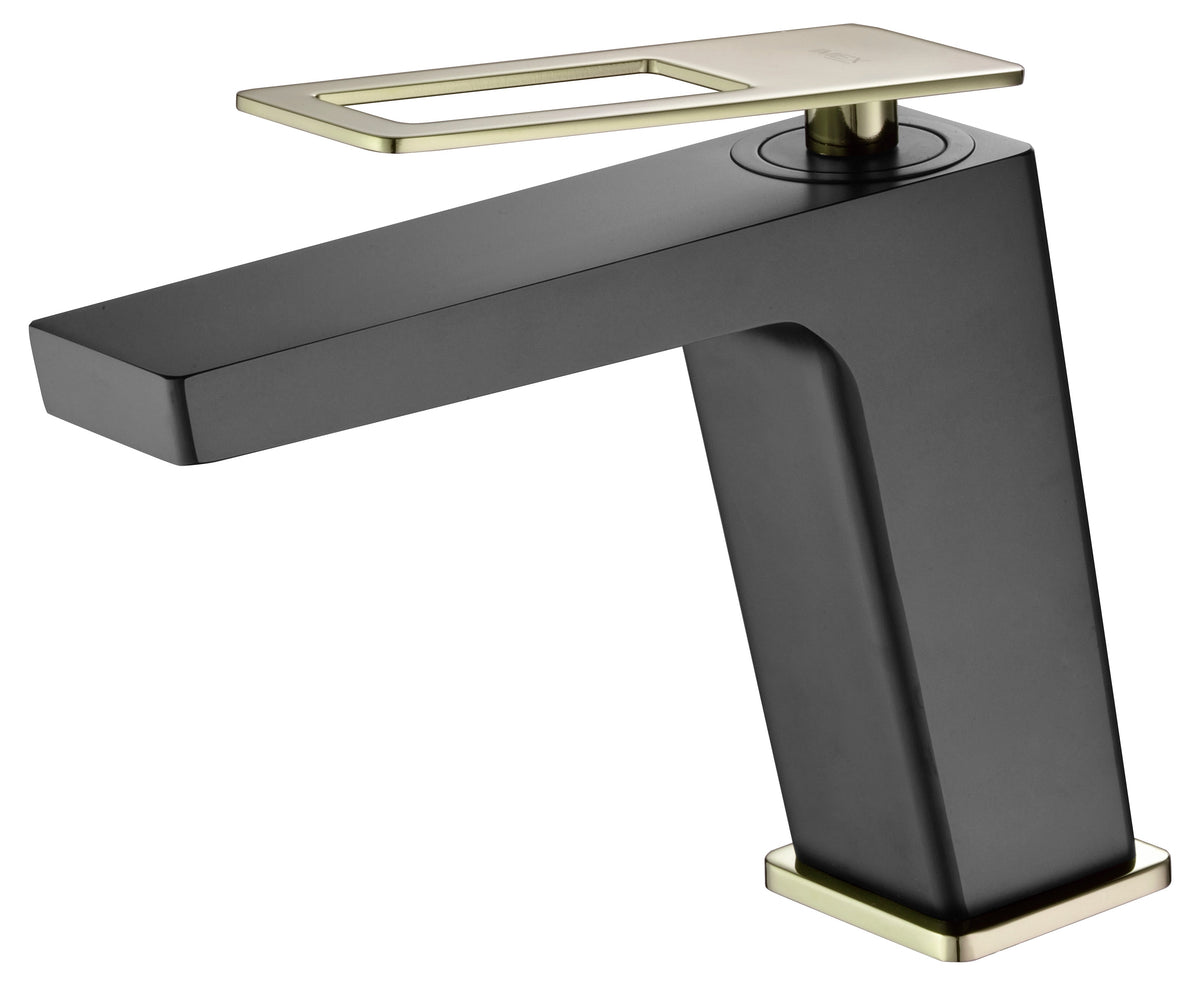 Grifo de lavabo Suecia IMEX – Negro Oro – imagen 5