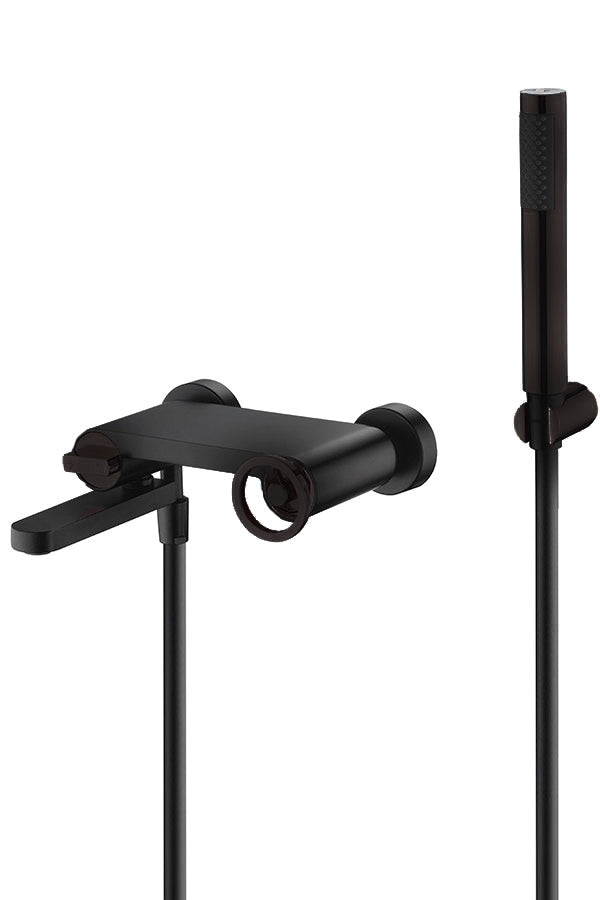 Grifo de bañera y ducha Olimpo IMEX – Negro mate – imagen 13
