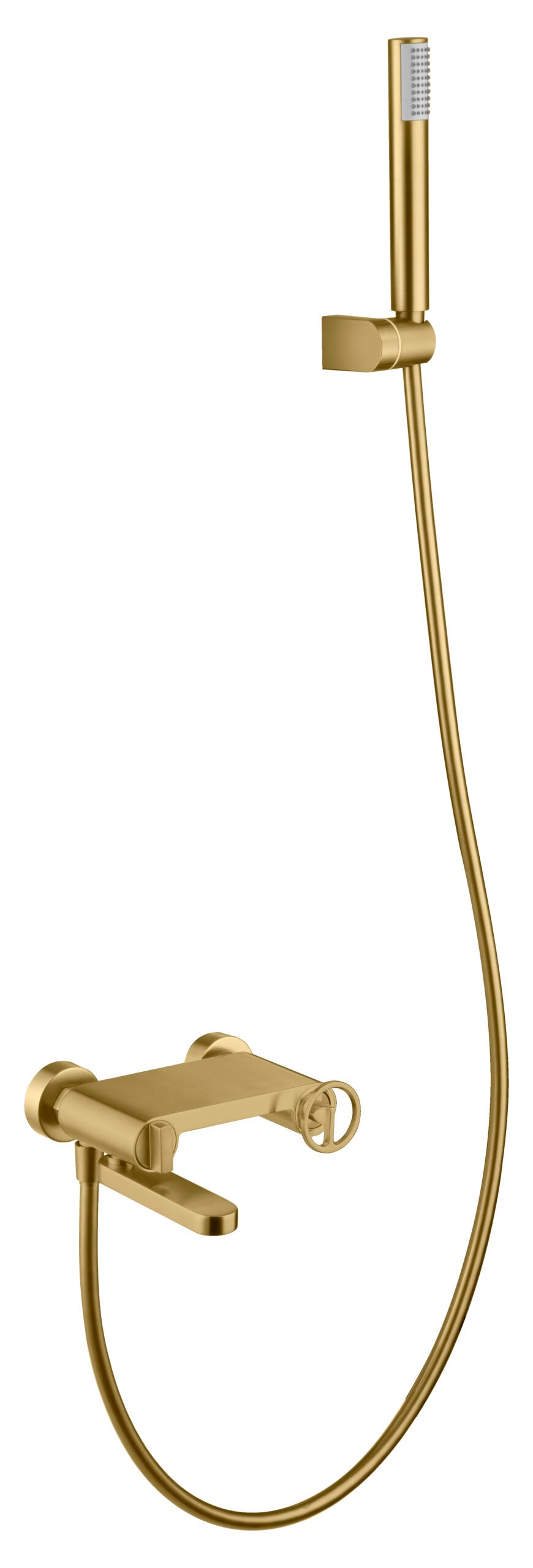 Grifo de bañera y ducha Olimpo IMEX – Oro cepillado – imagen 9