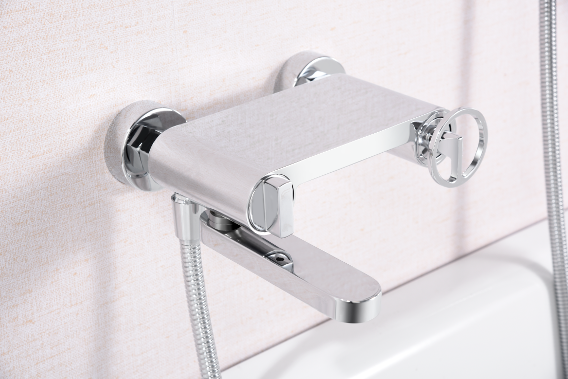 Grifo de bañera y ducha Olimpo IMEX – Cromo – imagen 2