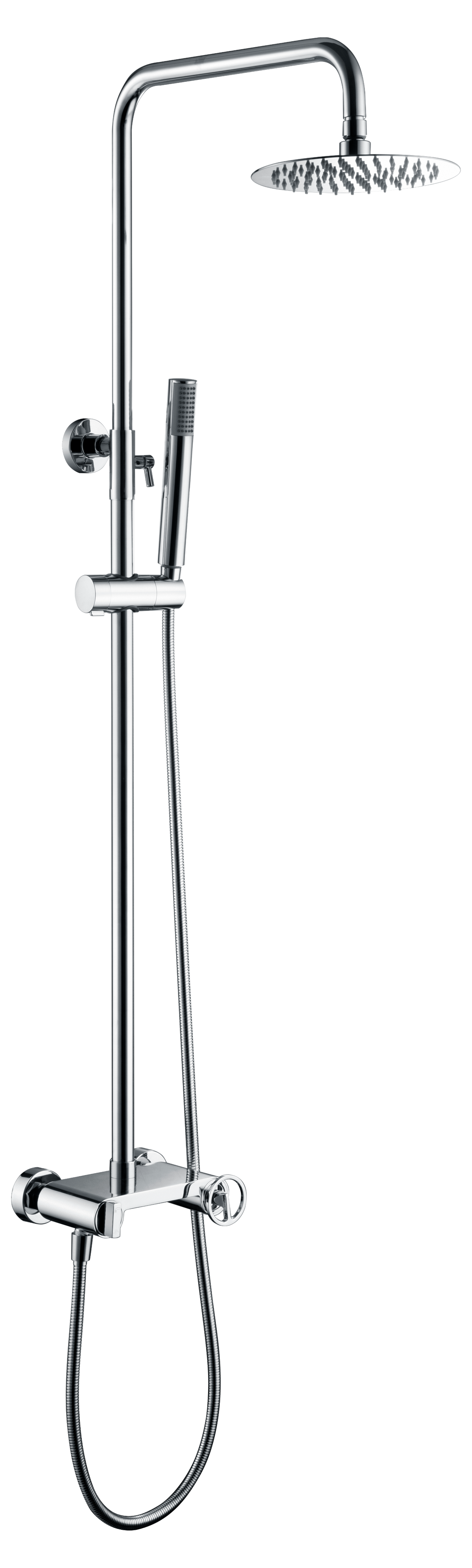 Conjunto ducha monomando Olimpo — Cromo