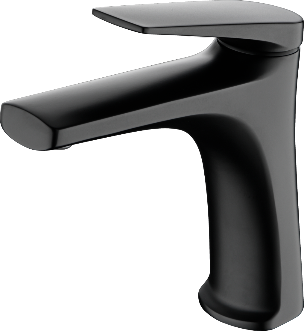 Grifo monomando de lavabo Delos IMEX – Negro mate – imagen 8