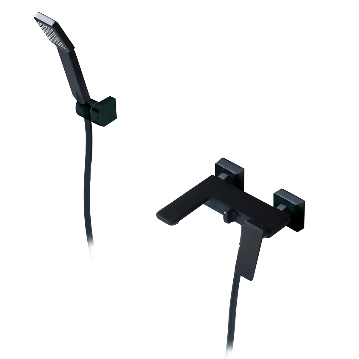 Grifo de bañera y ducha Fiyi Imex – Negro mate