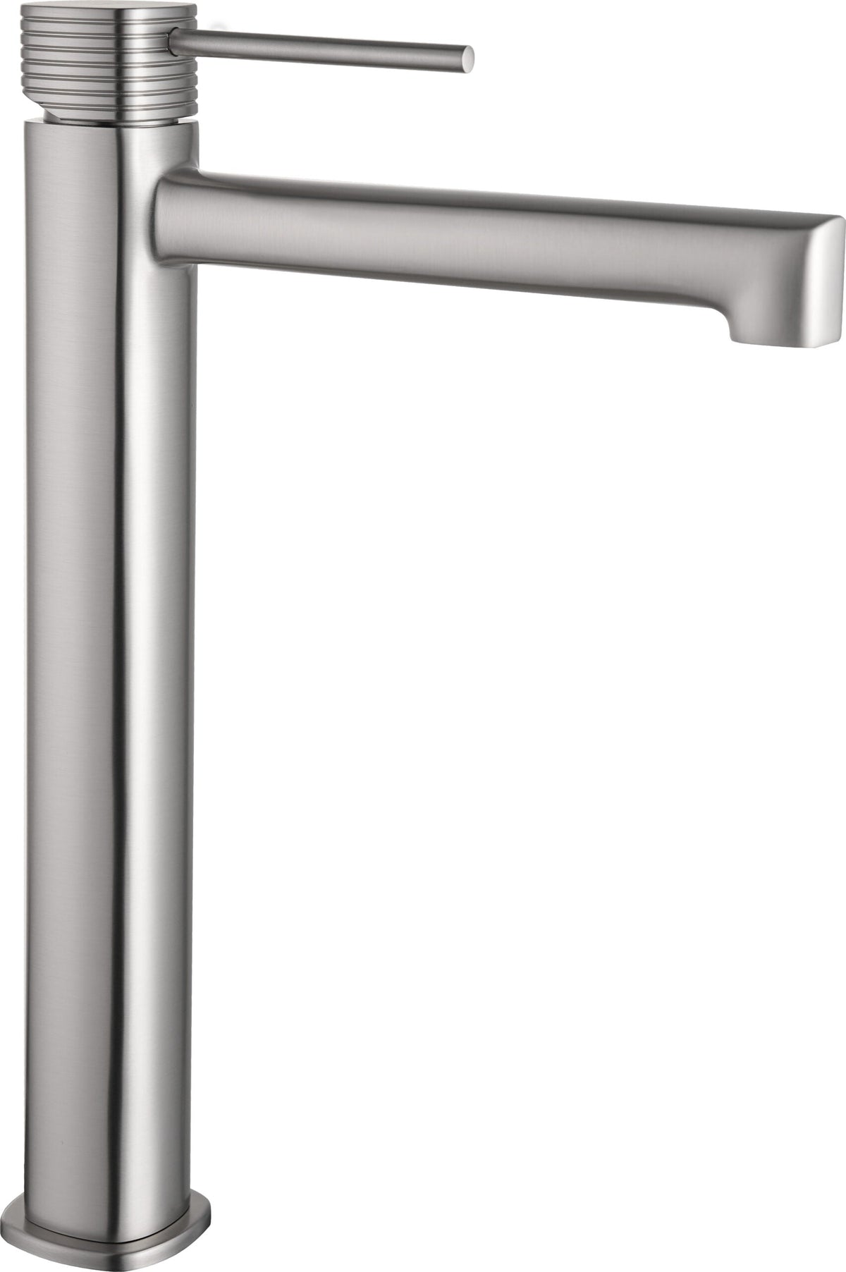 Grifo monomando de lavabo caño alto Firenze Imex – Níquel cepillado
