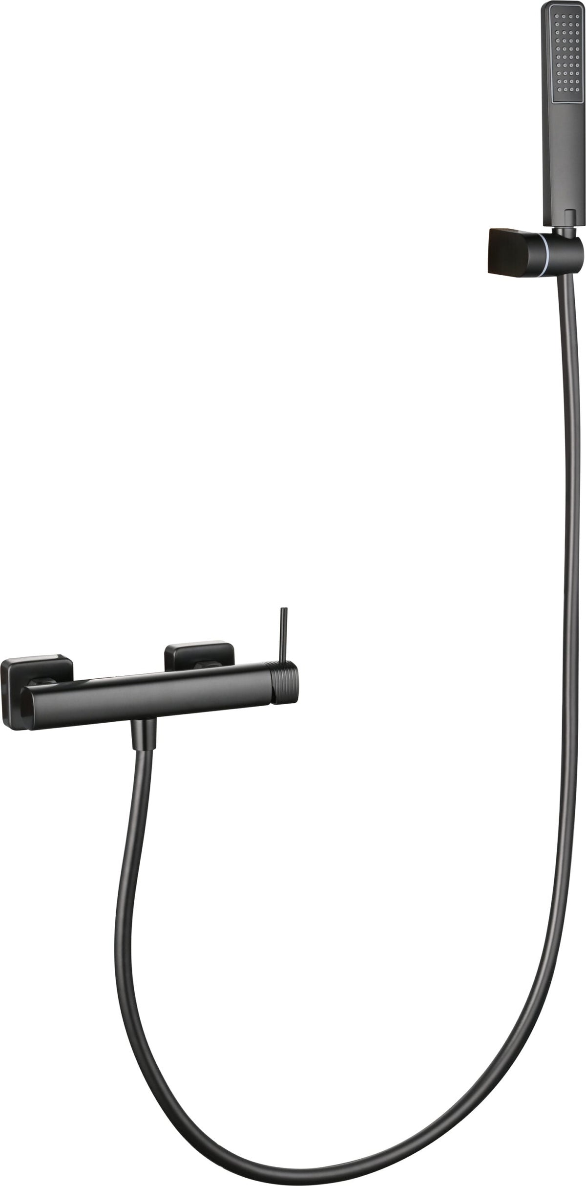 Conjunto de ducha monomando Firenze Imex – Black gun metal