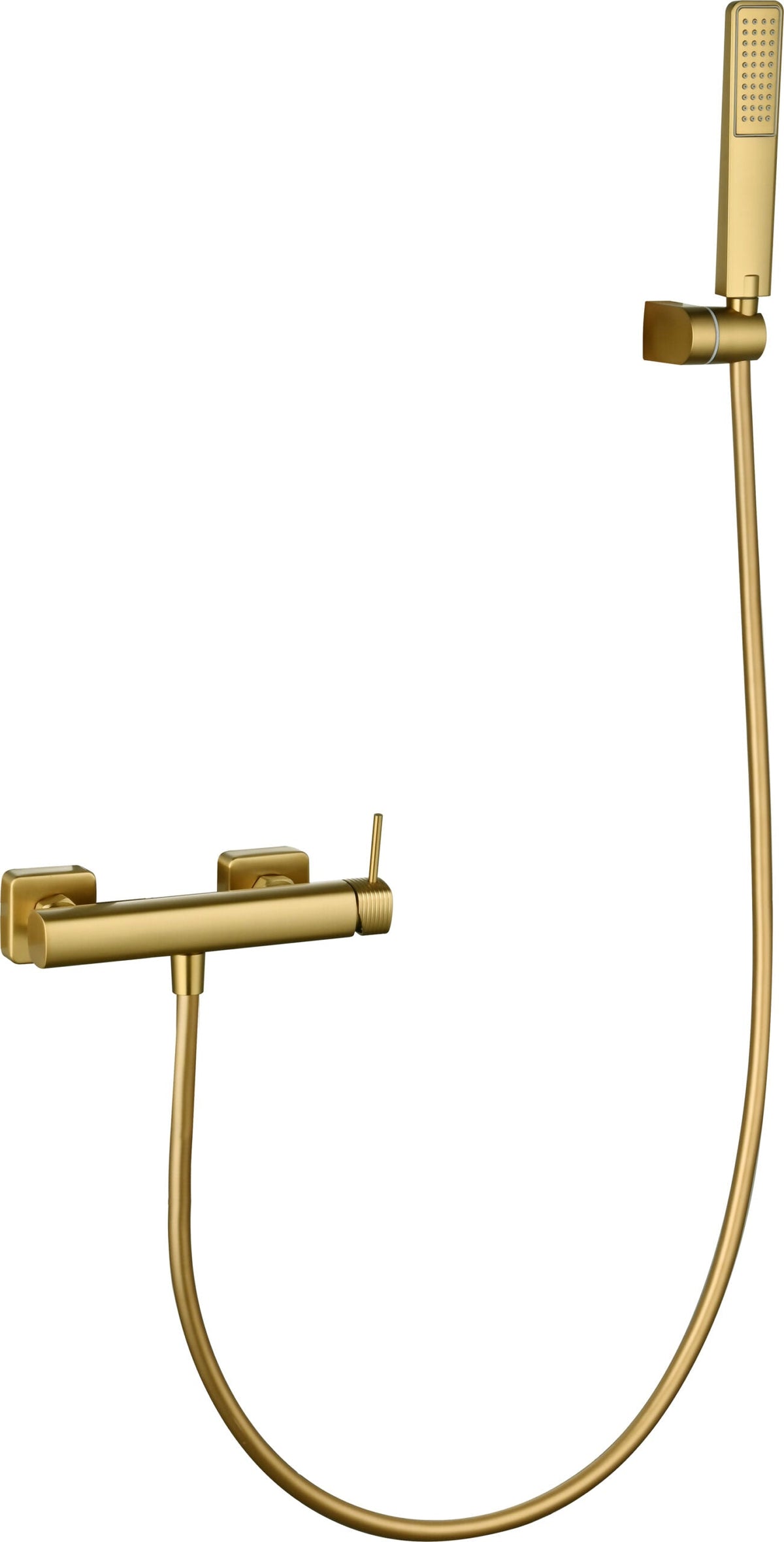 Conjunto de ducha monomando Firenze Imex – Oro cepillado