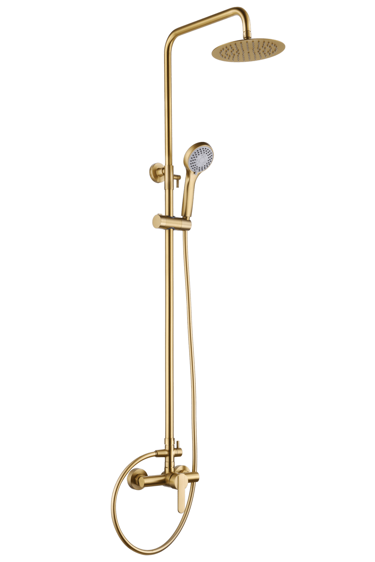 Columna de ducha monomando Roma Imex – Oro cepillado