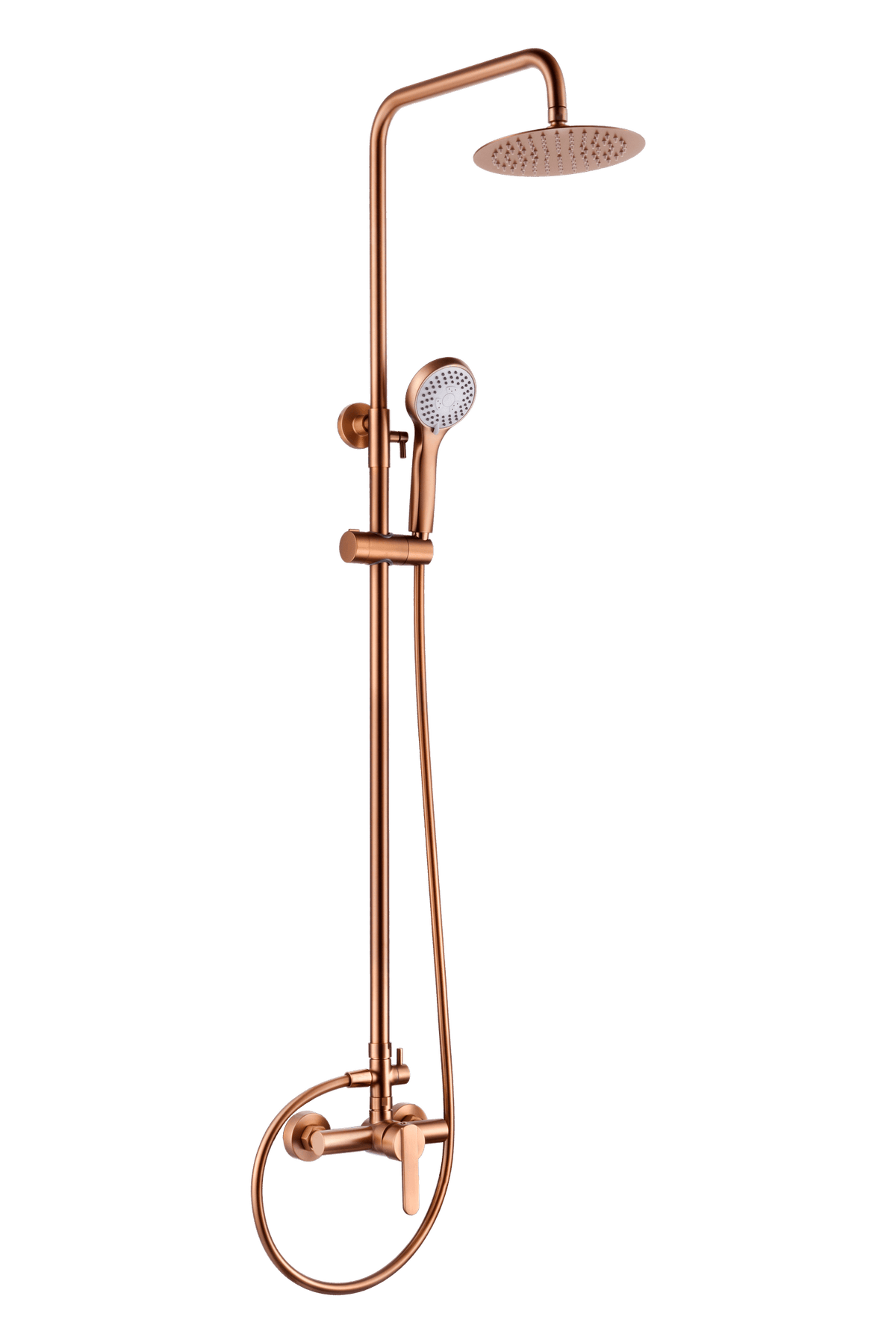 Columna de ducha monomando Roma Imex – Oro rosa cepillado