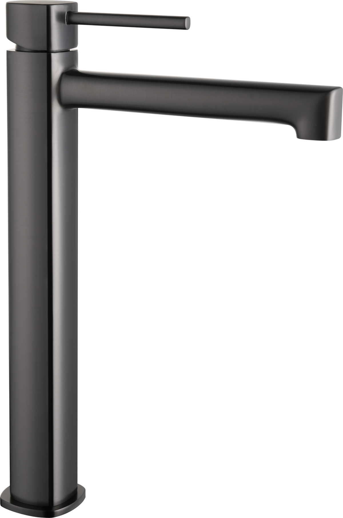 Grifo monomando de lavabo caño alto Toscana Imex – Black gun metal