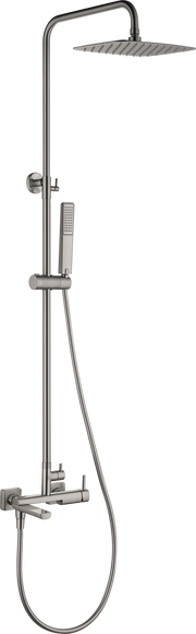 Conjunto de bañera monomando Toscana Imex – Níquel cepillado