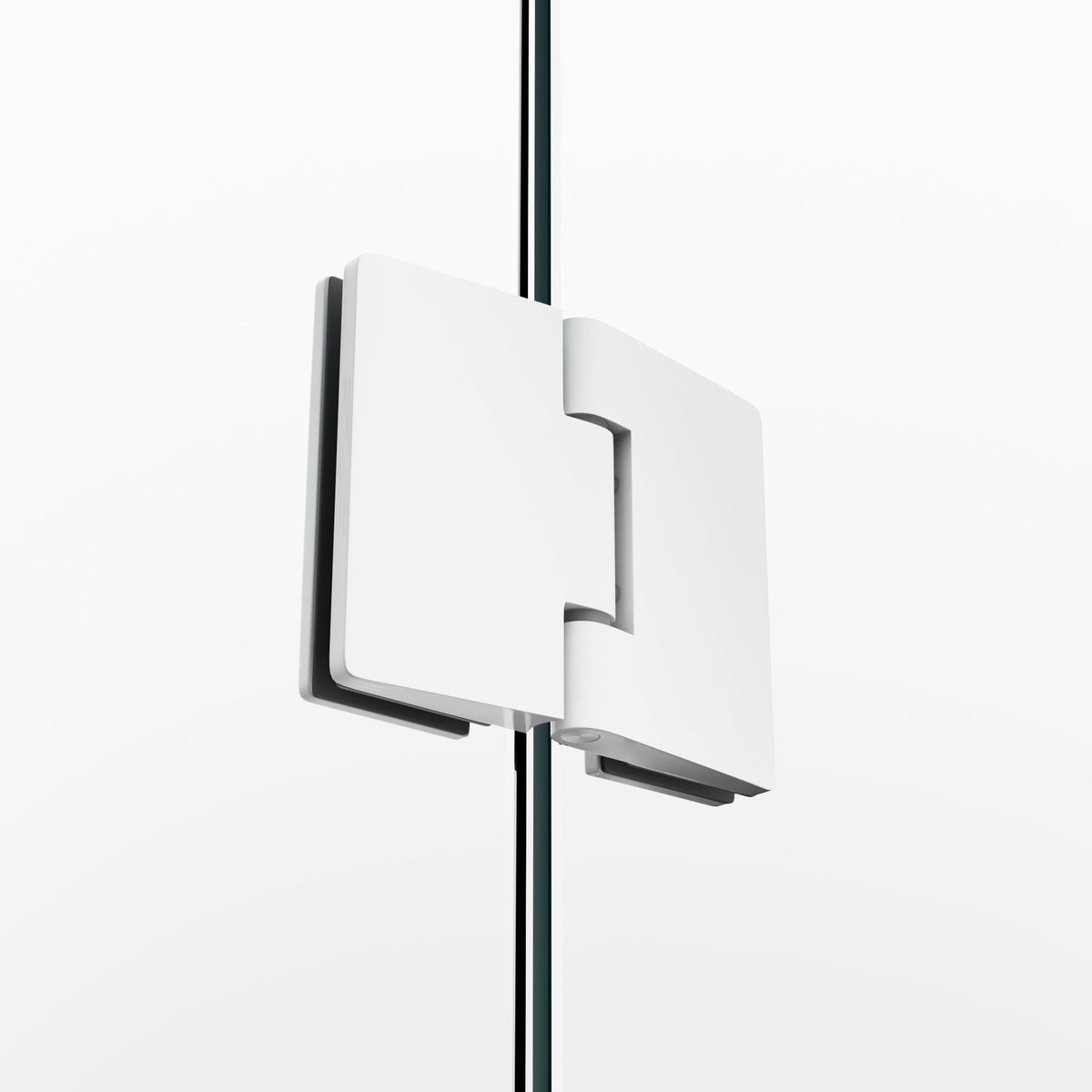 Mampara de ducha abatible Glass transparente 129-269 cm GME – Blanco – imagen 4