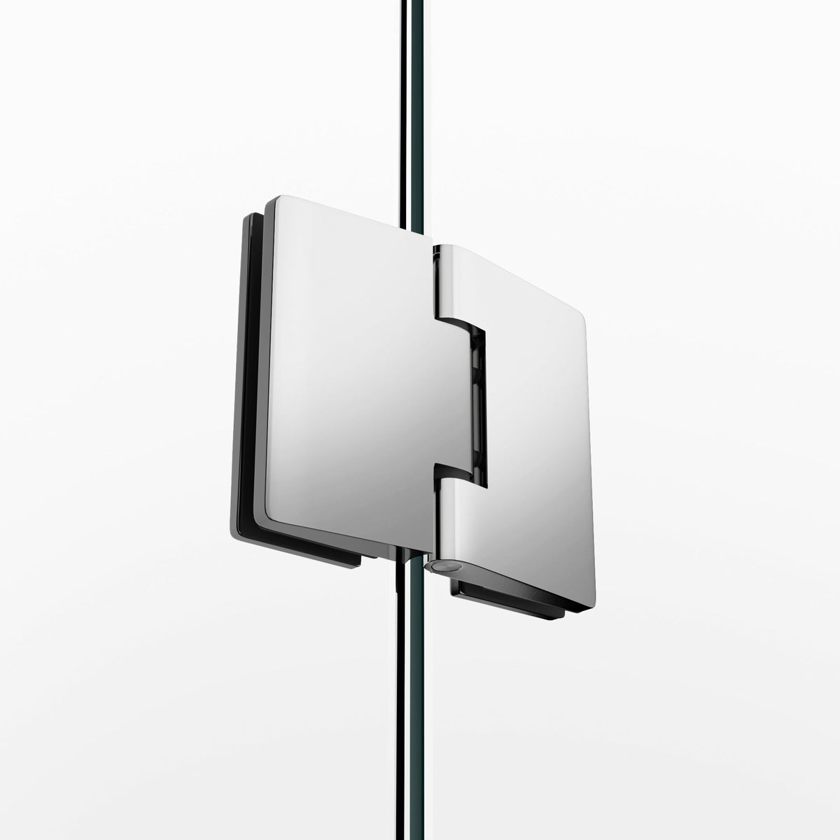 Mampara de ducha abatible Glass transparente 129-269 cm GME – Cromo – imagen 2