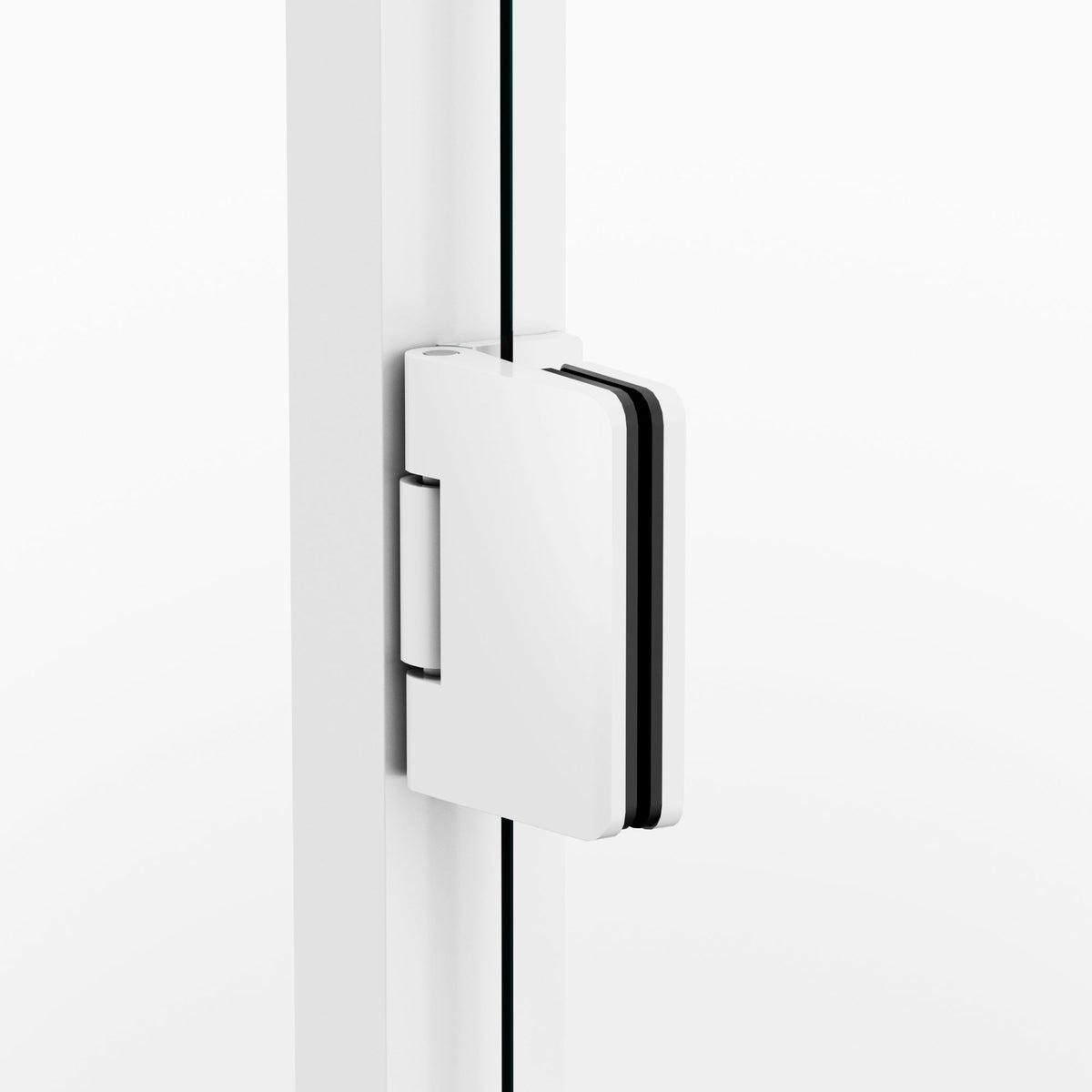 Mampara de ducha abatible Glass transparente 70-85 cm GME – Blanco – imagen 4