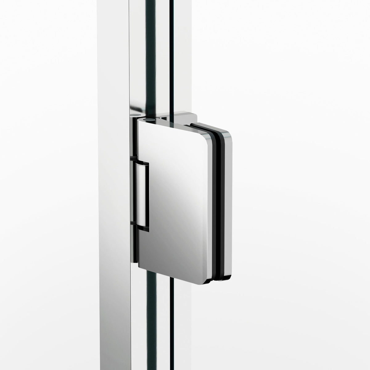 Mampara de ducha abatible Glass transparente 70-85 cm GME – Cromo – imagen 2