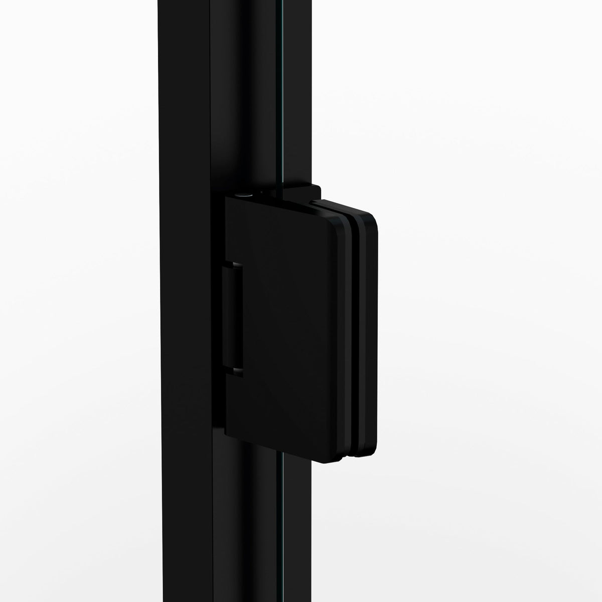 Mampara de ducha abatible Glass transparente 70-140 cm GME – Negro – imagen 5
