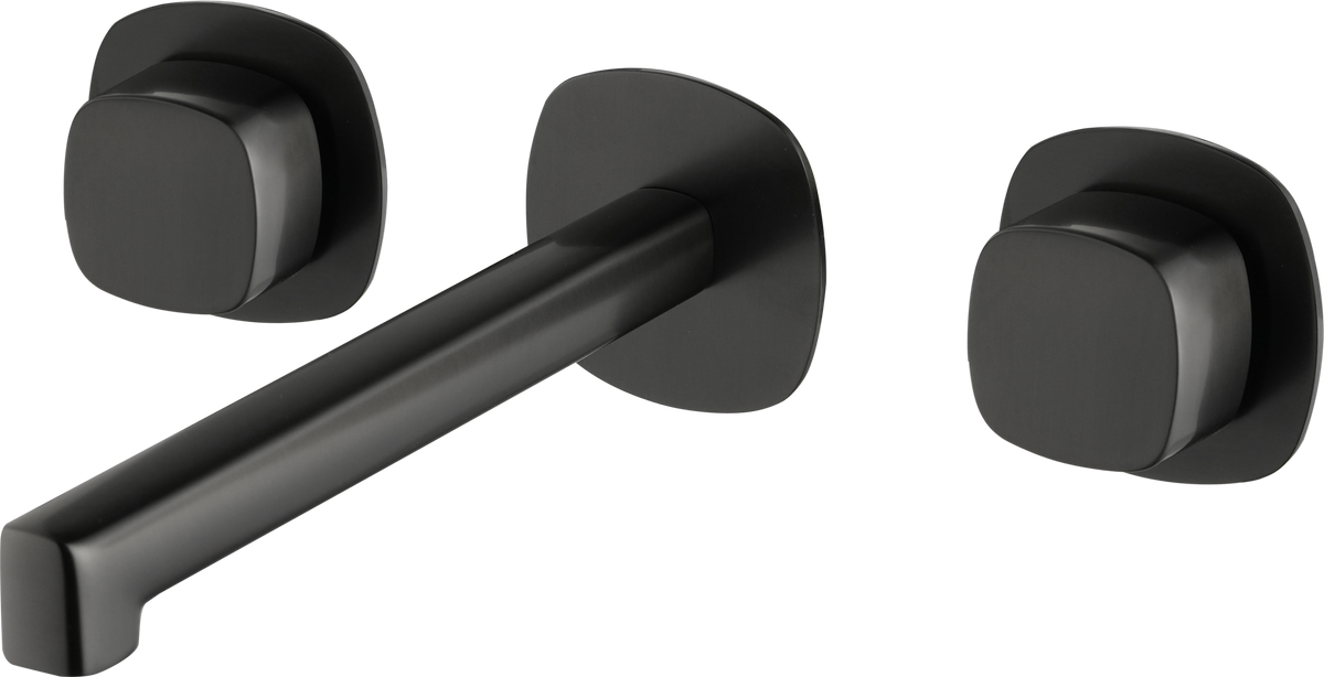 Grifo de lavabo bimando empotrado lavabo Toscana Imex – Black gun metal