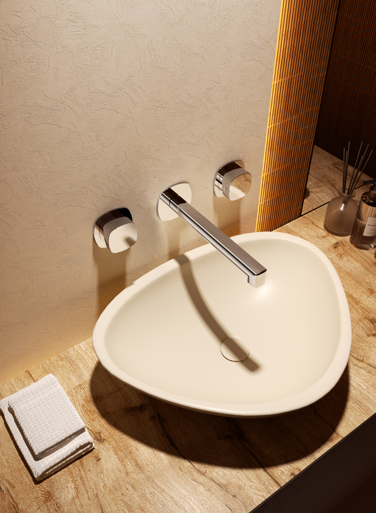 Grifo de lavabo bimando empotrado lavabo Toscana Imex – imagen 5 de 15