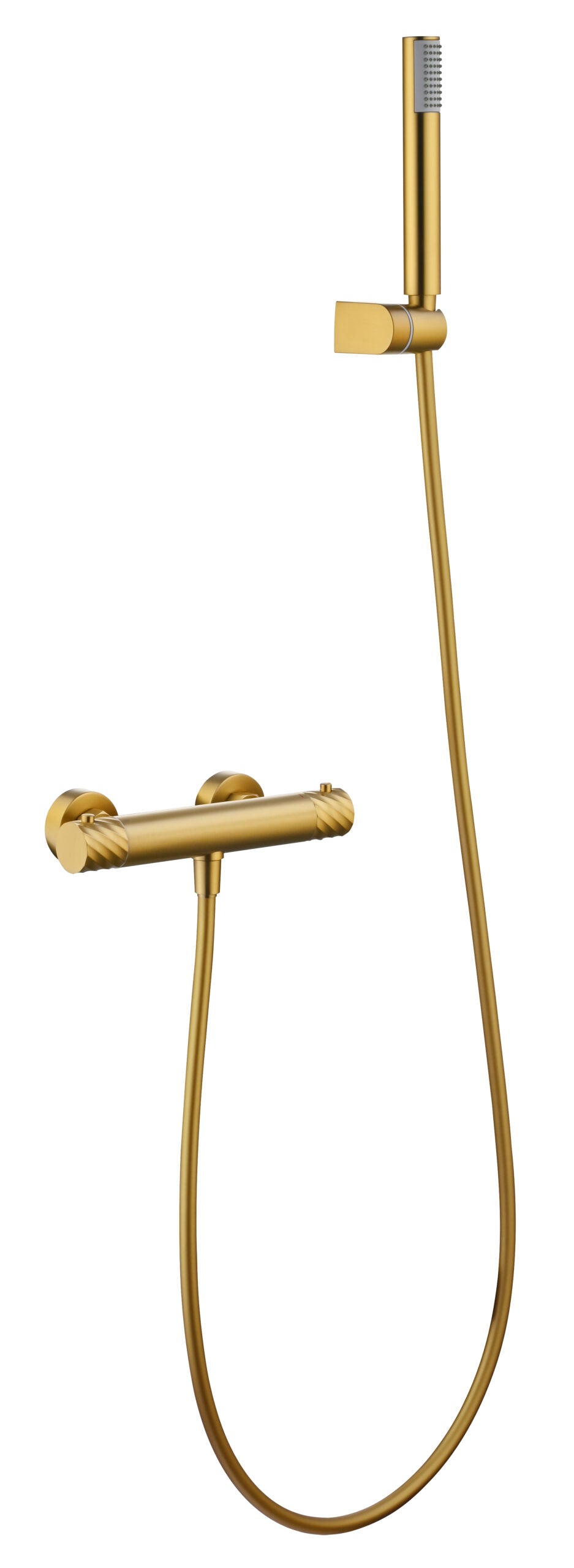 Conjunto de ducha termostático Bless Imex – Oro cepillado