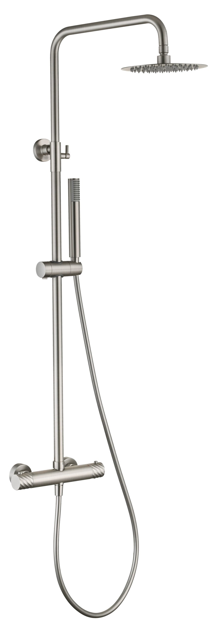 Columna de ducha termostática Bless Imex – Níquel cepillado