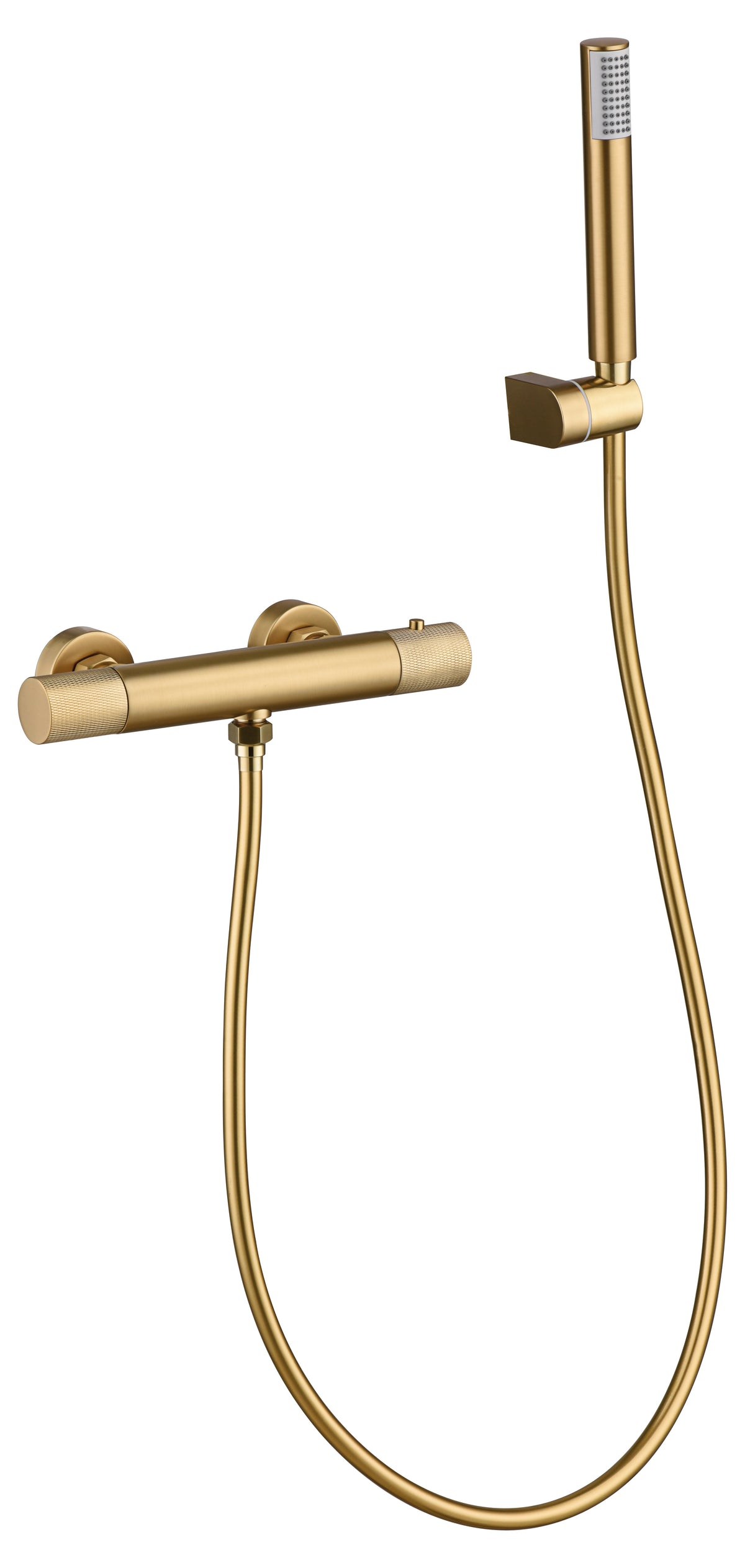 Grifo de ducha termostático Line Imex – Oro cepillado