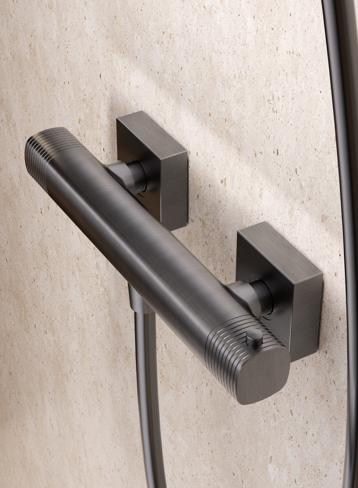 Conjunto de ducha termostático Firenze IMEX – Black gun metal – imagen 7