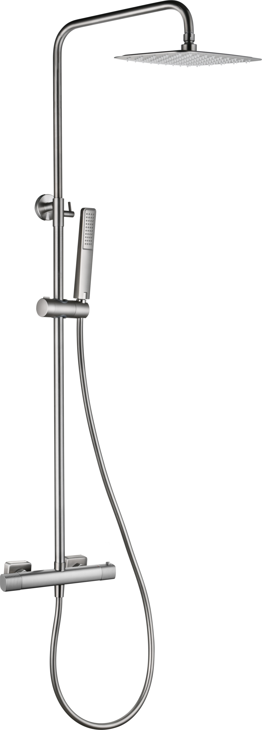 Columna de ducha termostática Firenze Imex – Níquel cepillado