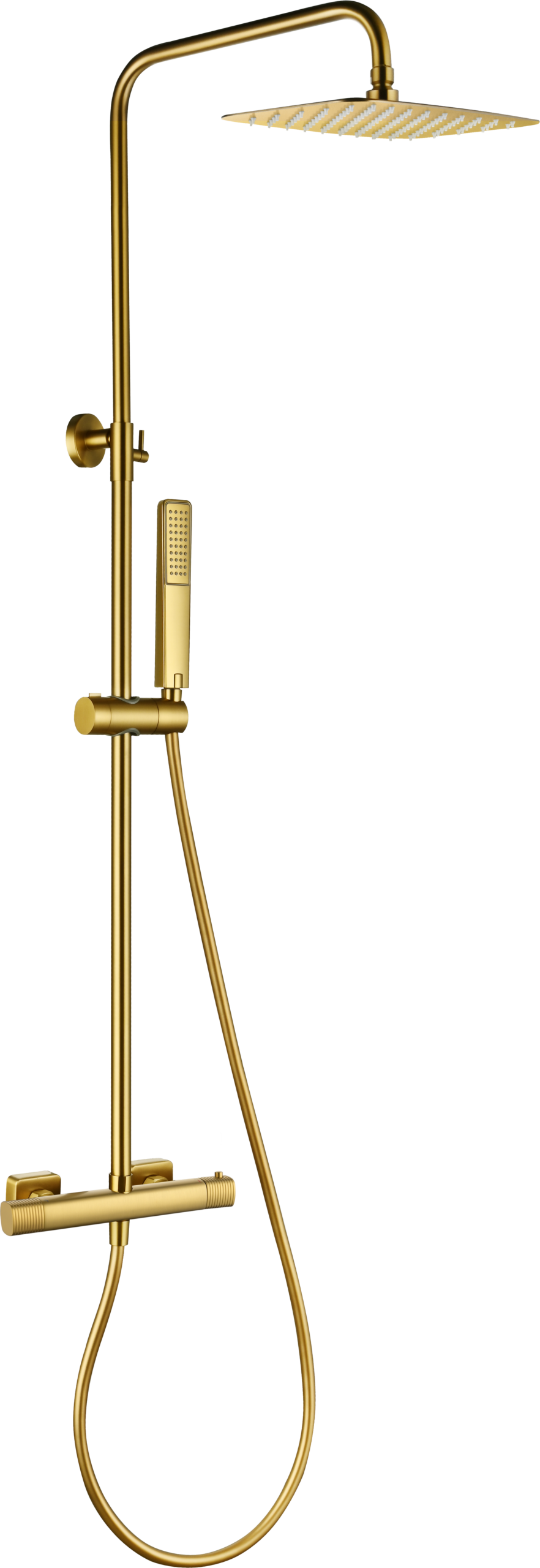 Columna de ducha termostática Firenze Imex – Oro cepillado
