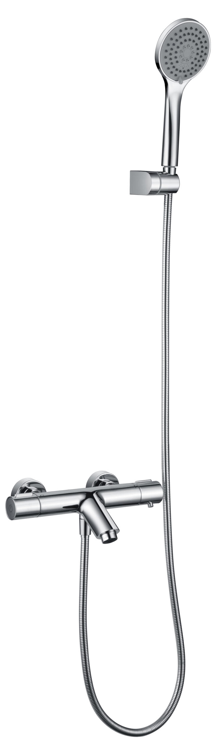 Grifo termostático de bañera y ducha Eco-Kent con kit de ducha IMEX – Cromo