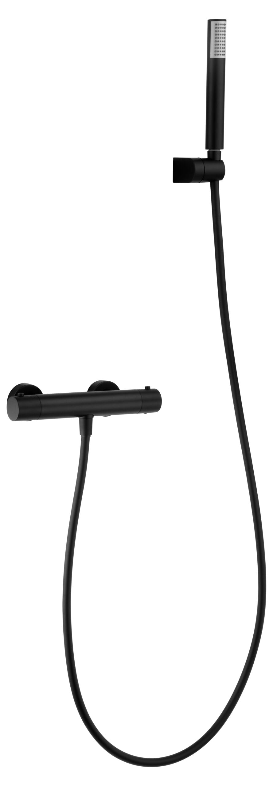 Conjunto de ducha termostático Monza IMEX – Negro mate – imagen 11