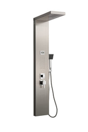 Columna de hidromasaje acero plata S-9127