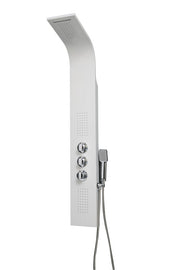 Columna de hidromasaje aluminio blanco A7304