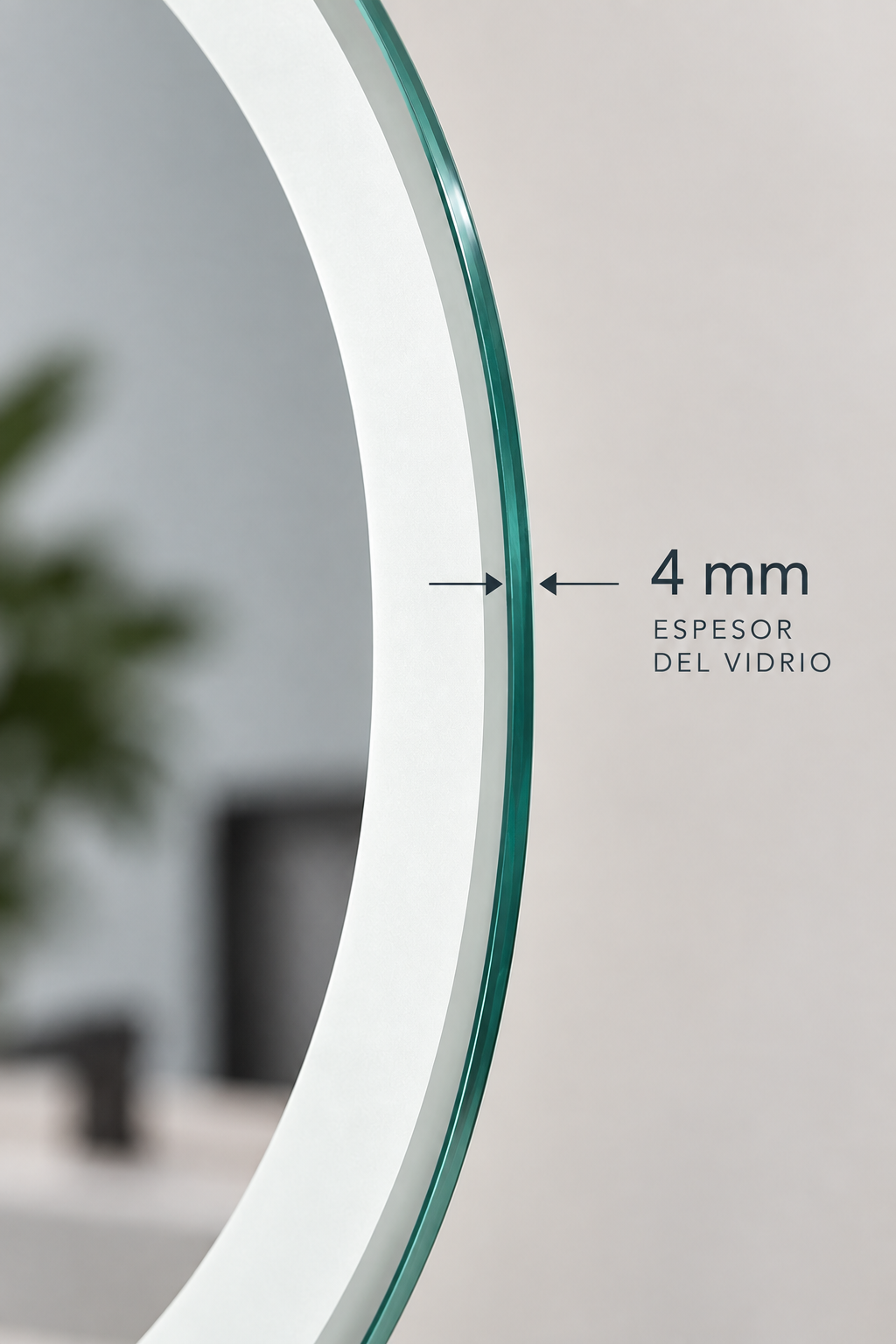 Espejo de baño LED redondo retroiluminado Vega – imagen 3