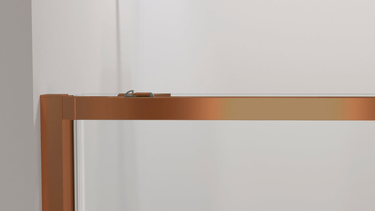 Mampara de ducha corredera frontal Twenty transparente GME – Cobre – imagen 11