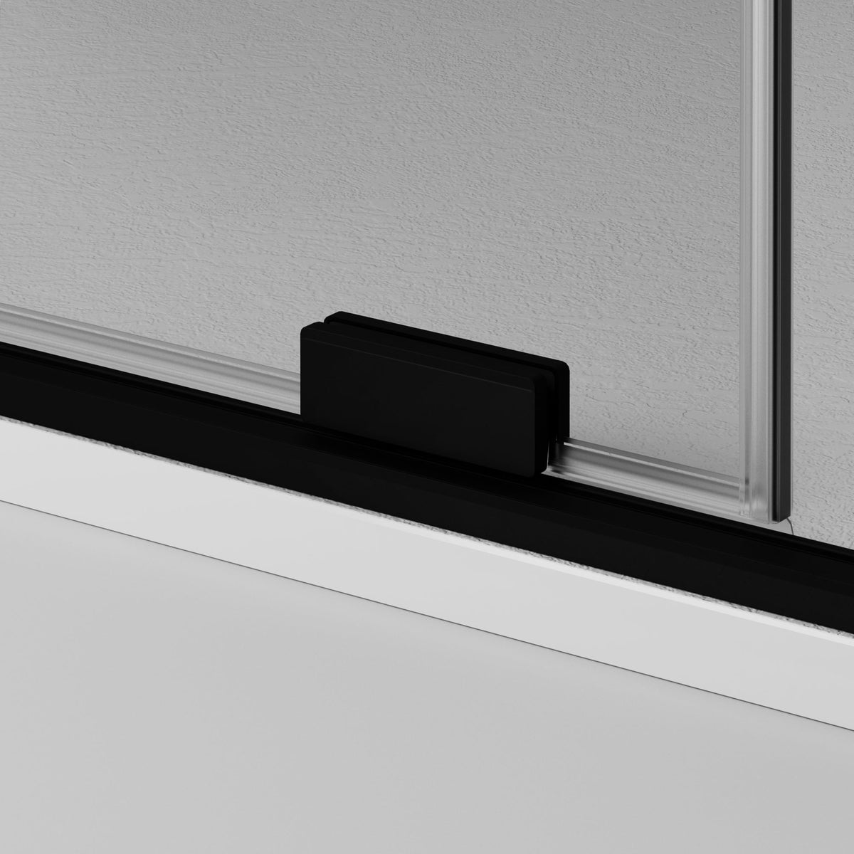 Mampara de ducha corredera frontal Kenna transparente con panel lateral GME – imagen 5 de 9