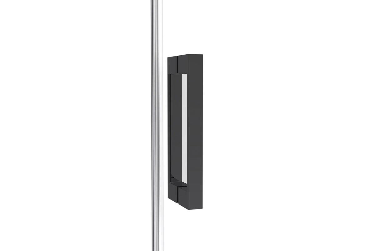 Mampara de ducha corredera frontal Twenty transparente GME – Negro – imagen 6