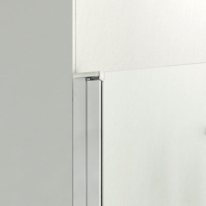 Mampara de ducha abatible Open transparente 77-169 cm GME – Cromo – imagen 2