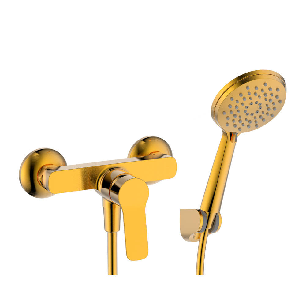 Conjunto de ducha ducha Rhio con kit GME – Oro