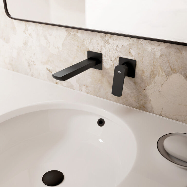 Grifo monomando de lavabo de empotrar Marriot GME – Negro – imagen 11