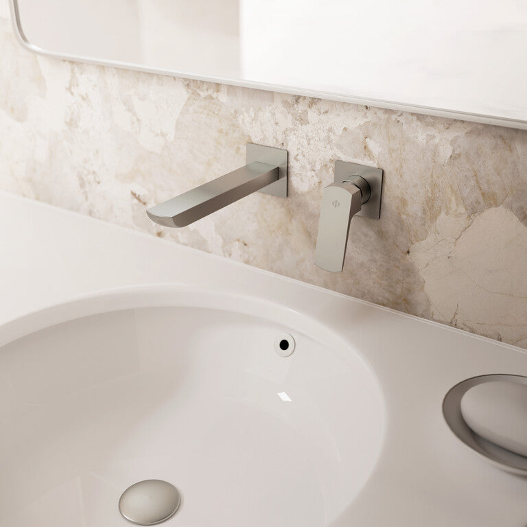 Grifo monomando de lavabo de empotrar Marriot GME – Níquel – imagen 9