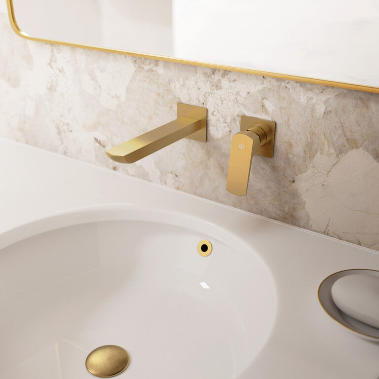 Grifo monomando de lavabo de empotrar Marriot GME – Oro – imagen 7