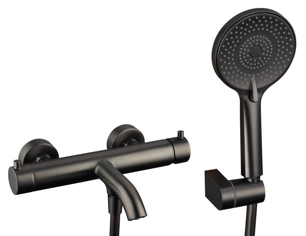 Grifo de bañera Universal GME – Titanio – imagen 3