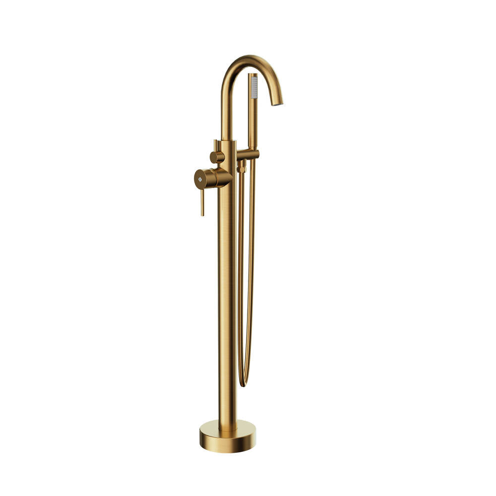 Grifo monomando de bañera exenta Round cobre GME – Oro – imagen 10