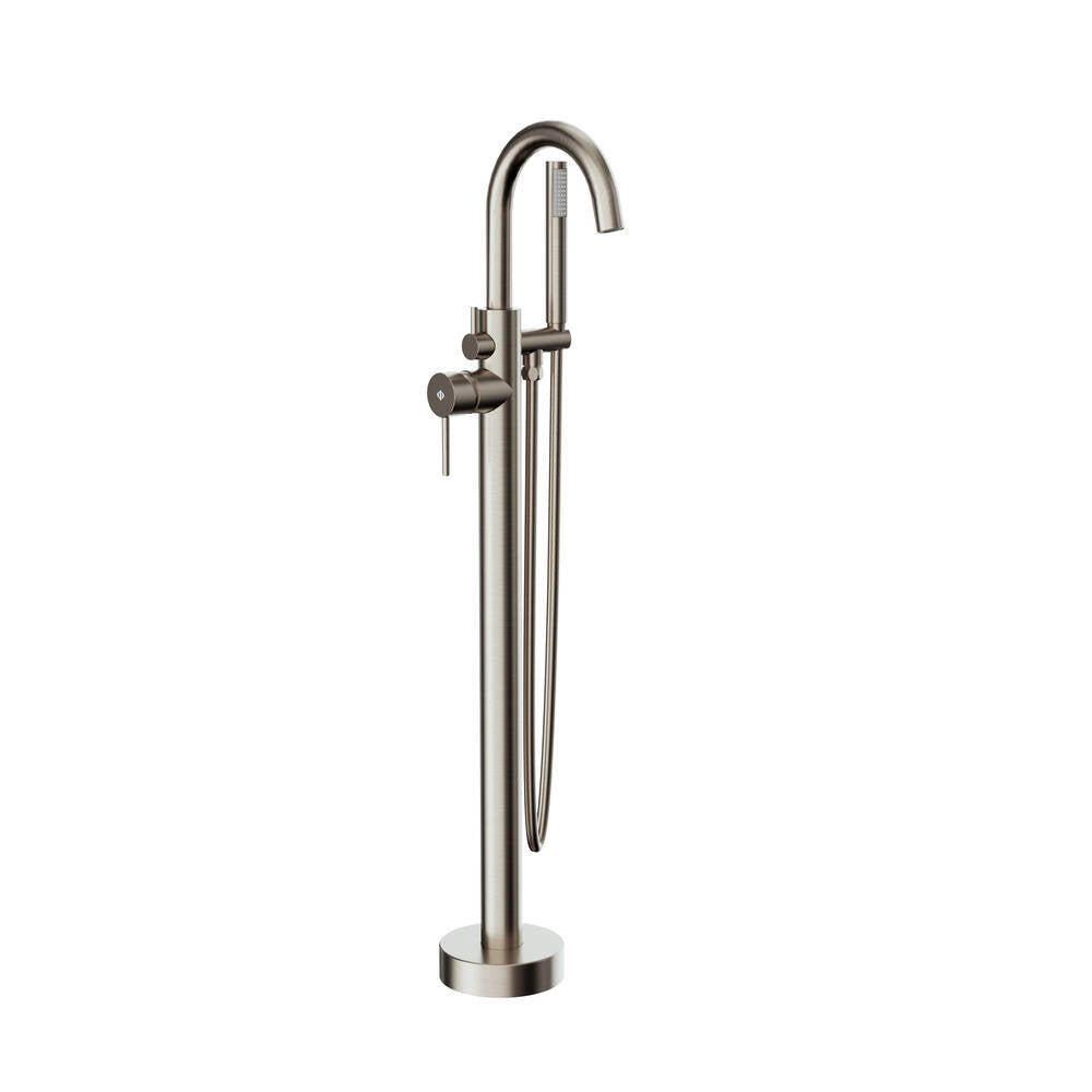 Grifo monomando de bañera exenta Round cobre GME – Níquel – imagen 7
