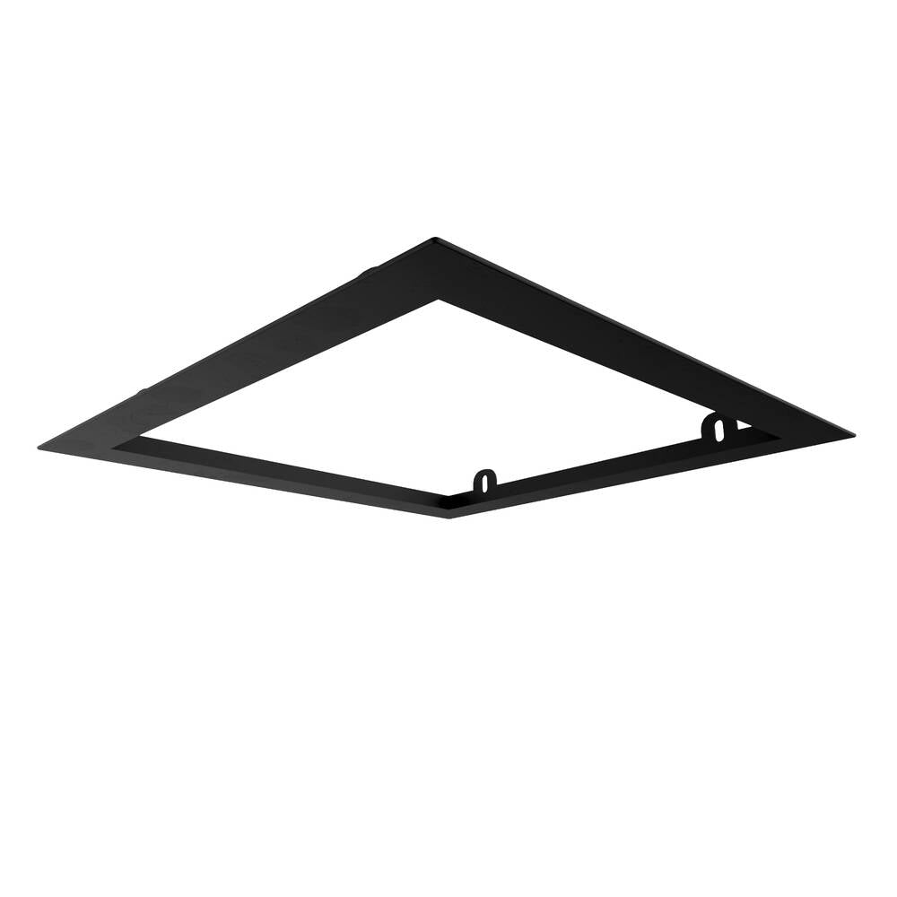 Premarco para rociador empotrado de techo cuadrado 35x35 cm cromo GME – Negro – imagen 9