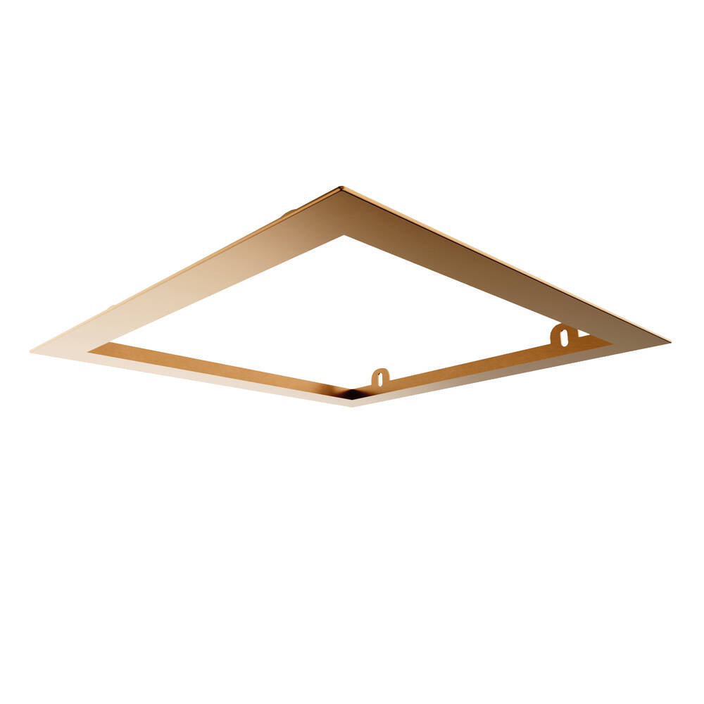 Premarco para rociador empotrado de techo cuadrado 35x35 cm cromo GME – Cobre – imagen 7